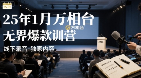 25年1月万相台无界爆款特训营线下录音-优优云网创