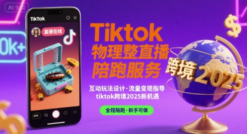Tiktok物理整蛊直播陪跑服务-tiktok跨境2025-优优云网创